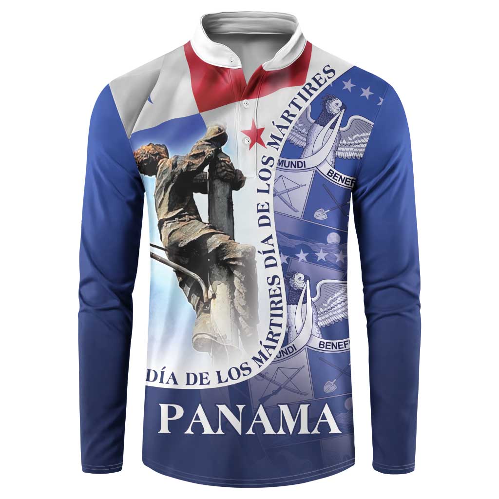 Panama Dia de los Martires Button Sweatshirt Panama Martyrs' Day Raises Flag LT9 - Wonder Print Shop