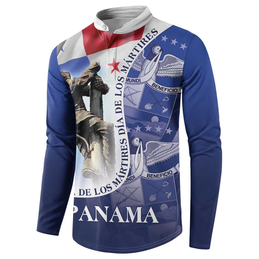 Panama Dia de los Martires Button Sweatshirt Panama Martyrs' Day Raises Flag LT9 - Wonder Print Shop