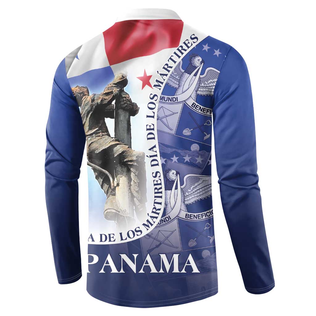 Panama Dia de los Martires Button Sweatshirt Panama Martyrs' Day Raises Flag LT9 - Wonder Print Shop