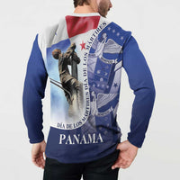 Panama Dia de los Martires Button Sweatshirt Panama Martyrs' Day Raises Flag LT9 - Wonder Print Shop