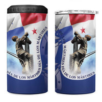 Panama Dia de los Martires 4 in 1 Can Cooler Tumbler Panama Martyrs' Day Raises Flag LT9 - Wonder Print Shop
