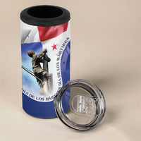 Panama Dia de los Martires 4 in 1 Can Cooler Tumbler Panama Martyrs' Day Raises Flag LT9 - Wonder Print Shop