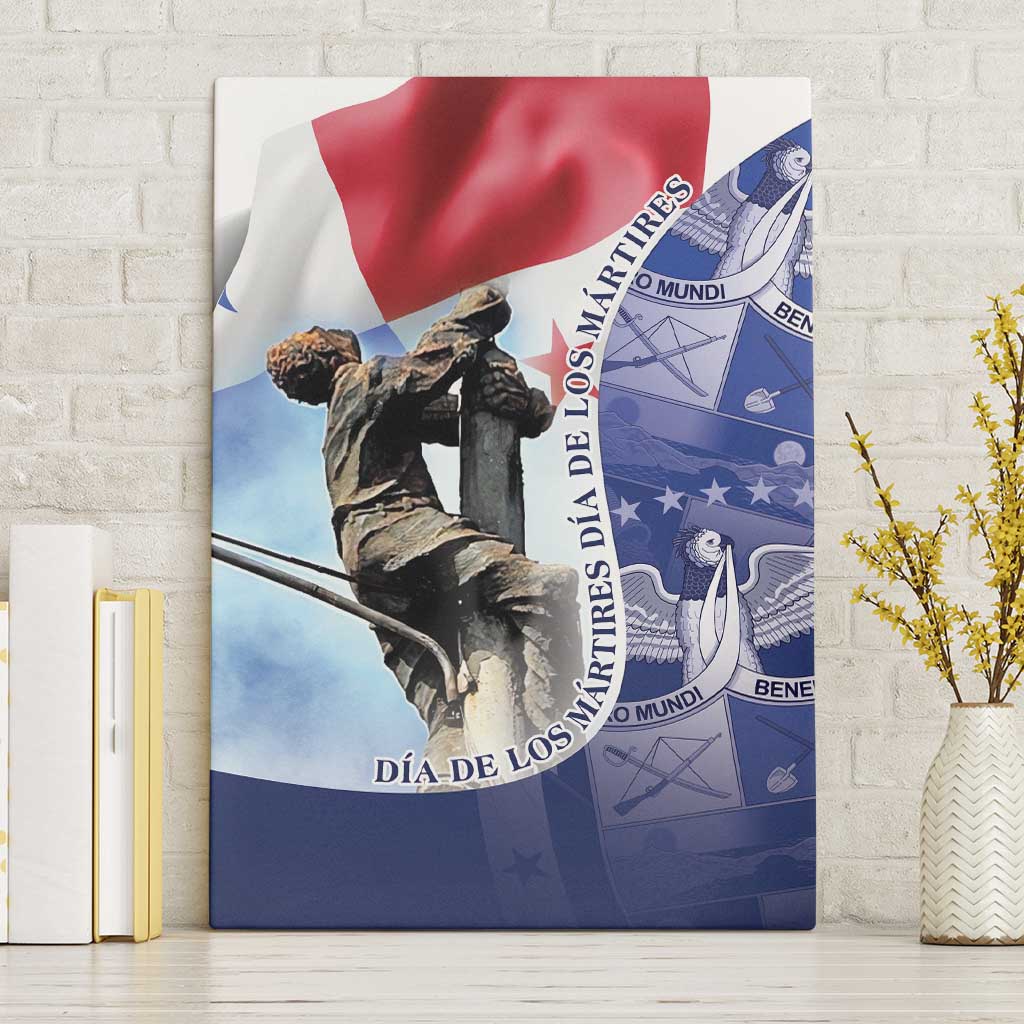 Panama Dia de los Martires Canvas Wall Art Panama Martyrs' Day Raises Flag LT9 - Wonder Print Shop