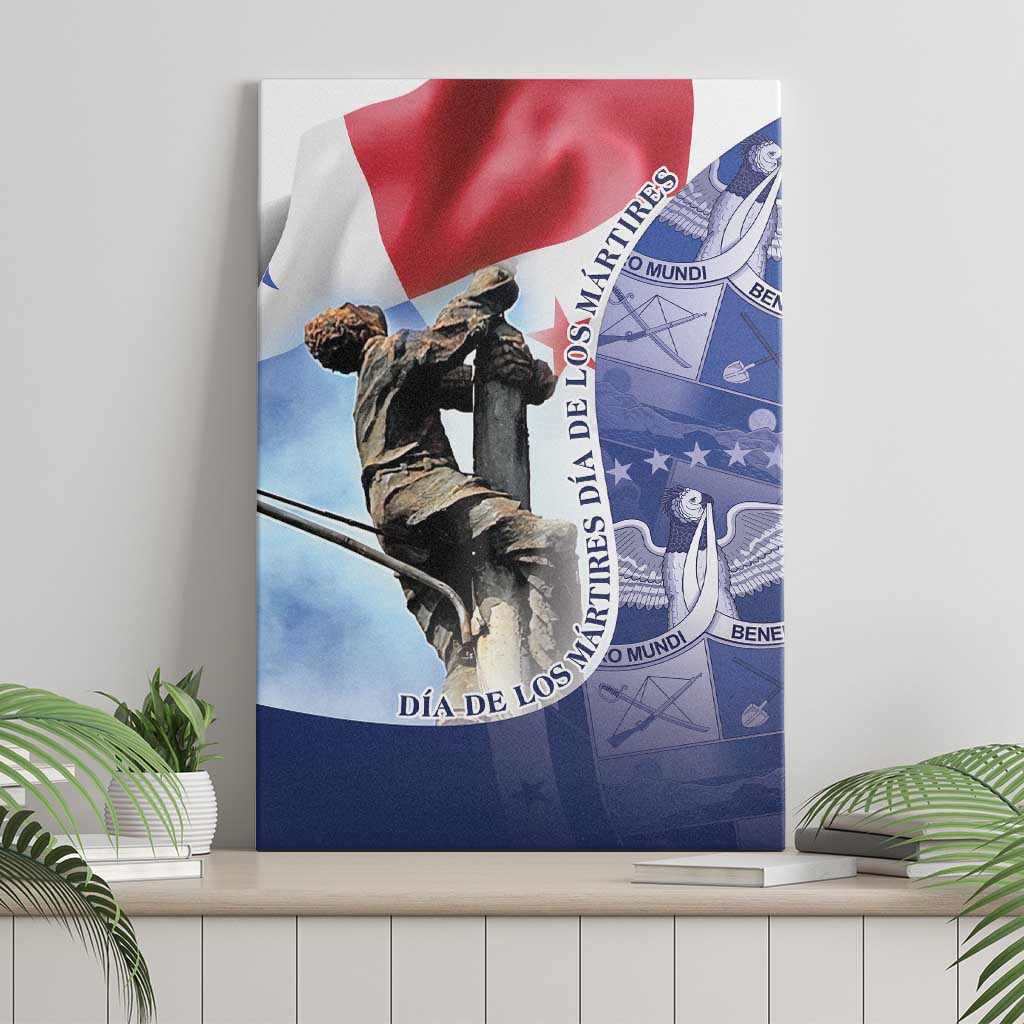 Panama Dia de los Martires Canvas Wall Art Panama Martyrs' Day Raises Flag LT9 - Wonder Print Shop