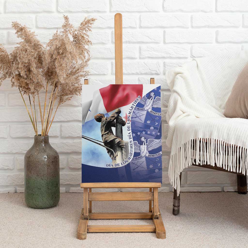 Panama Dia de los Martires Canvas Wall Art Panama Martyrs' Day Raises Flag LT9 - Wonder Print Shop