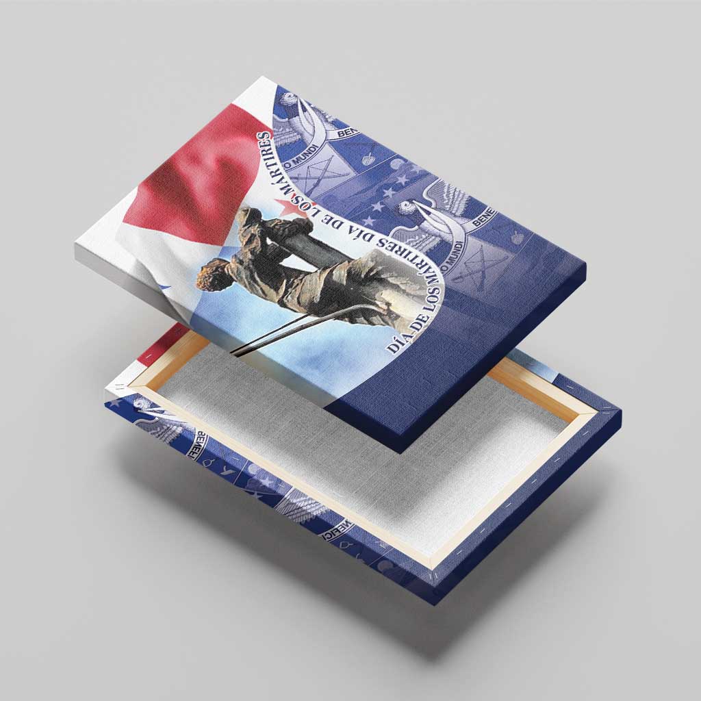 Panama Dia de los Martires Canvas Wall Art Panama Martyrs' Day Raises Flag LT9 - Wonder Print Shop