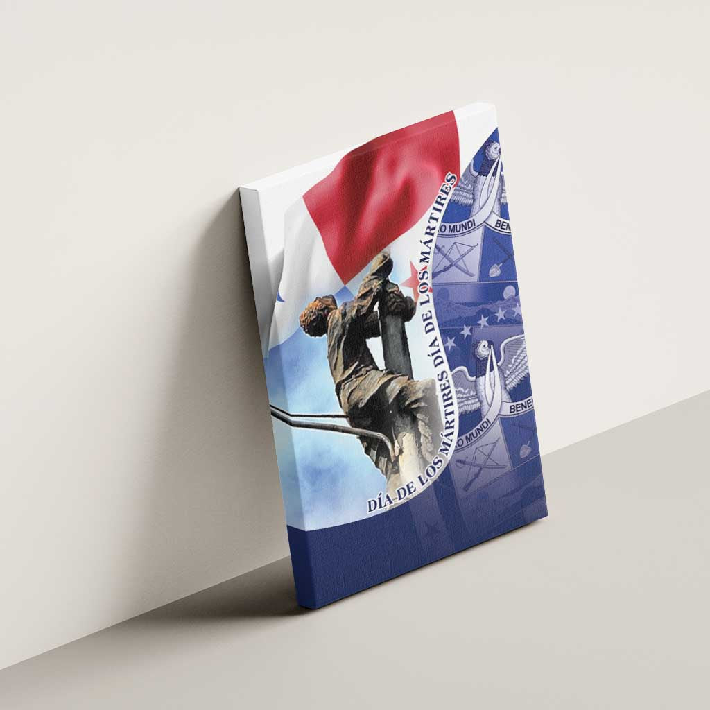 Panama Dia de los Martires Canvas Wall Art Panama Martyrs' Day Raises Flag LT9 - Wonder Print Shop