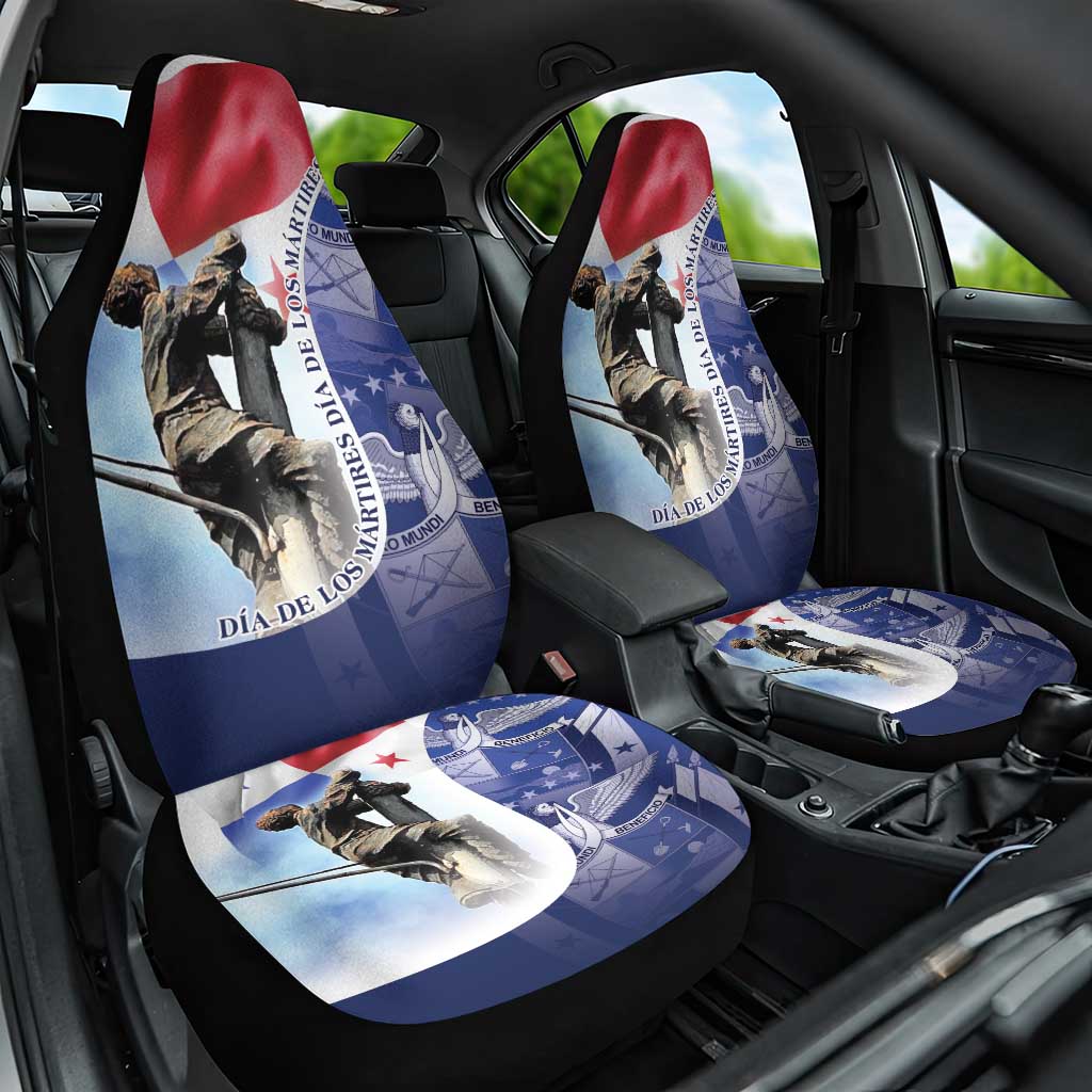 Panama Dia de los Martires Car Seat Cover Panama Martyrs' Day Raises Flag LT9 - Wonder Print Shop