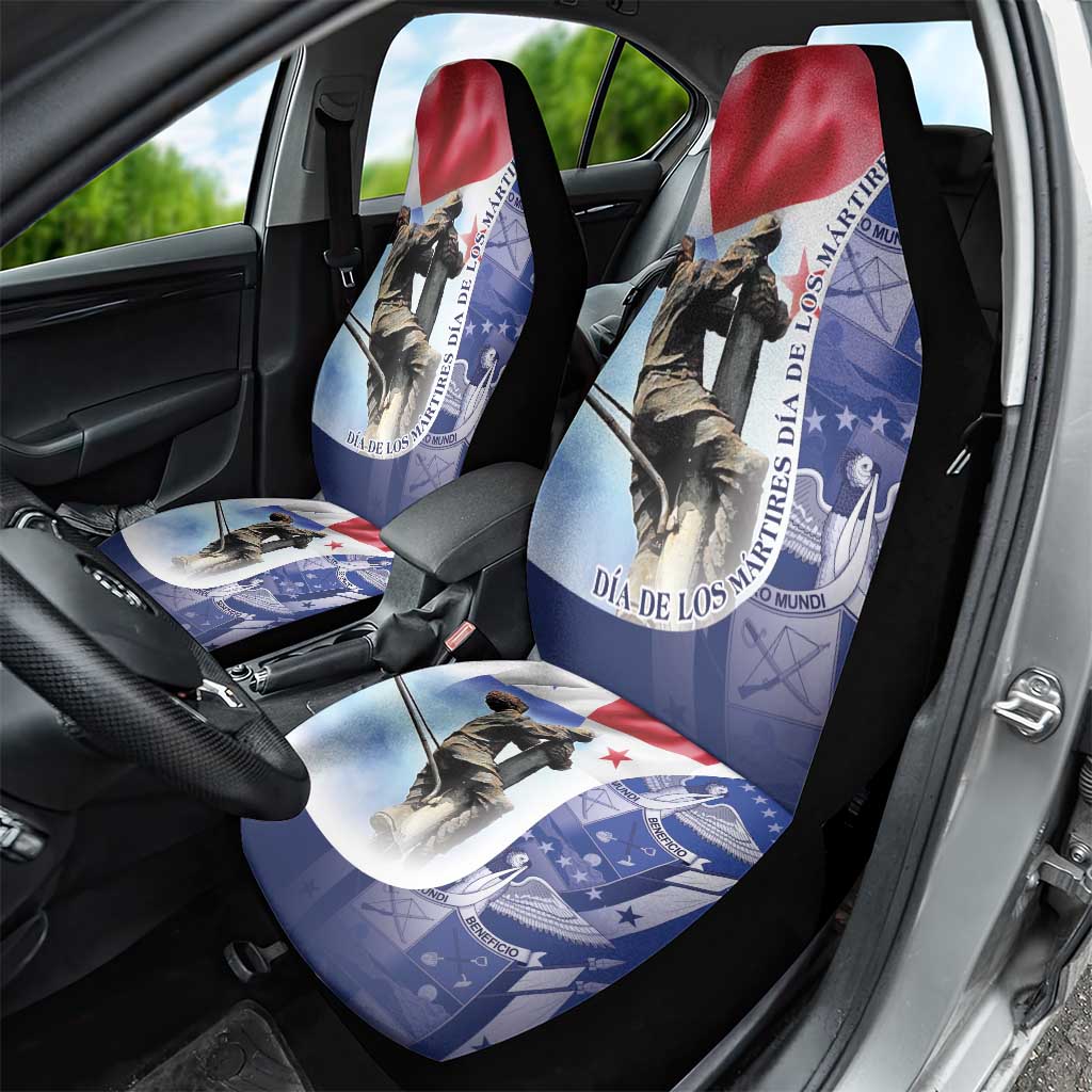 Panama Dia de los Martires Car Seat Cover Panama Martyrs' Day Raises Flag LT9 - Wonder Print Shop