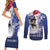 Panama Dia de los Martires Couples Matching Short Sleeve Bodycon Dress and Long Sleeve Button Shirt Panama Martyrs' Day Raises Flag LT9 - Wonder Print Shop