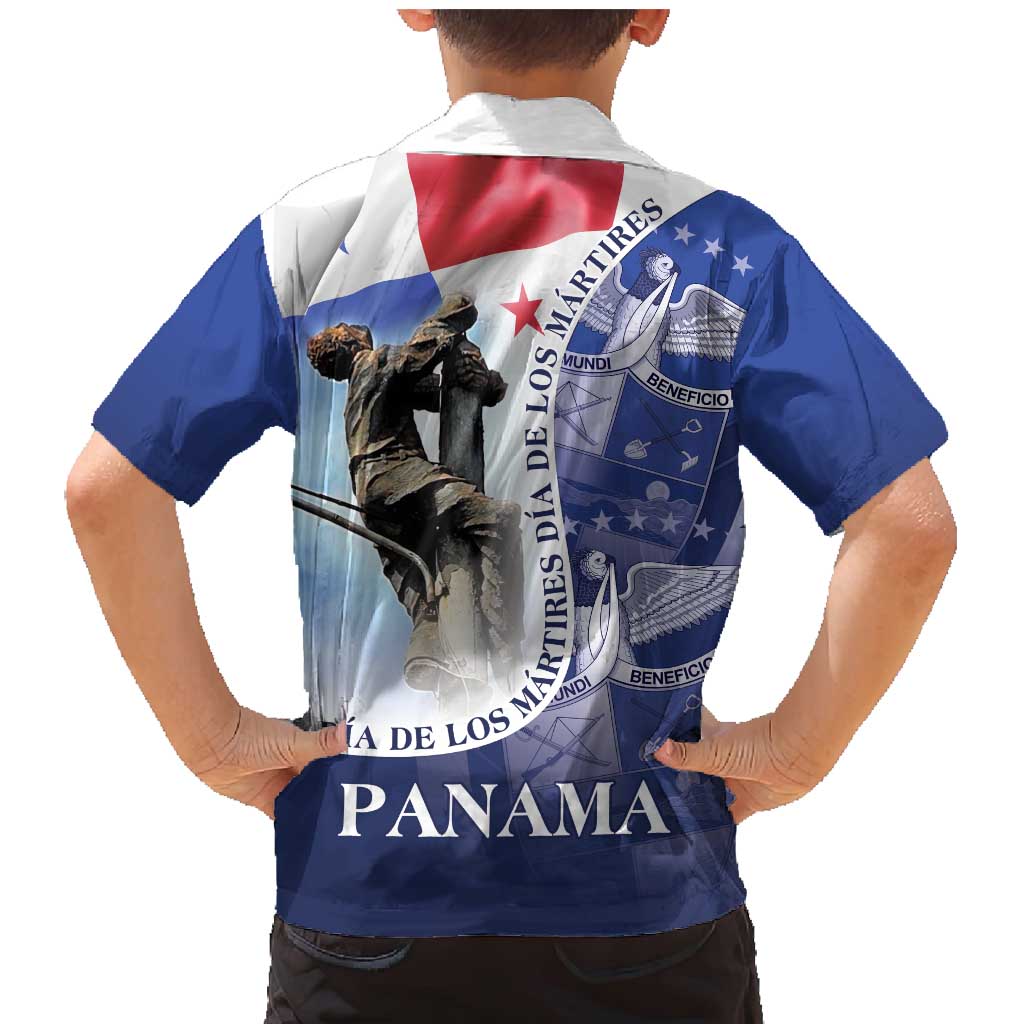 Panama Dia de los Martires Family Matching Mermaid Dress and Hawaiian Shirt Panama Martyrs' Day Raises Flag LT9 - Wonder Print Shop