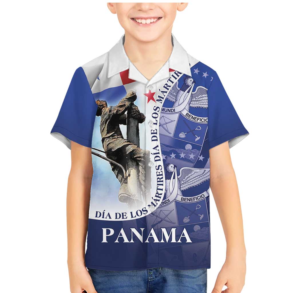 Panama Dia de los Martires Family Matching Mermaid Dress and Hawaiian Shirt Panama Martyrs' Day Raises Flag LT9 - Wonder Print Shop