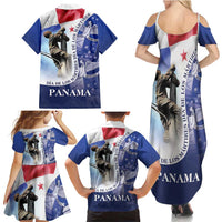 Panama Dia de los Martires Family Matching Summer Maxi Dress and Hawaiian Shirt Panama Martyrs' Day Raises Flag - Wonder Print Shop