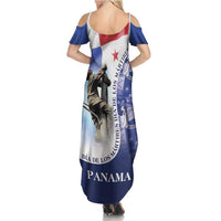 Panama Dia de los Martires Family Matching Summer Maxi Dress and Hawaiian Shirt Panama Martyrs' Day Raises Flag - Wonder Print Shop
