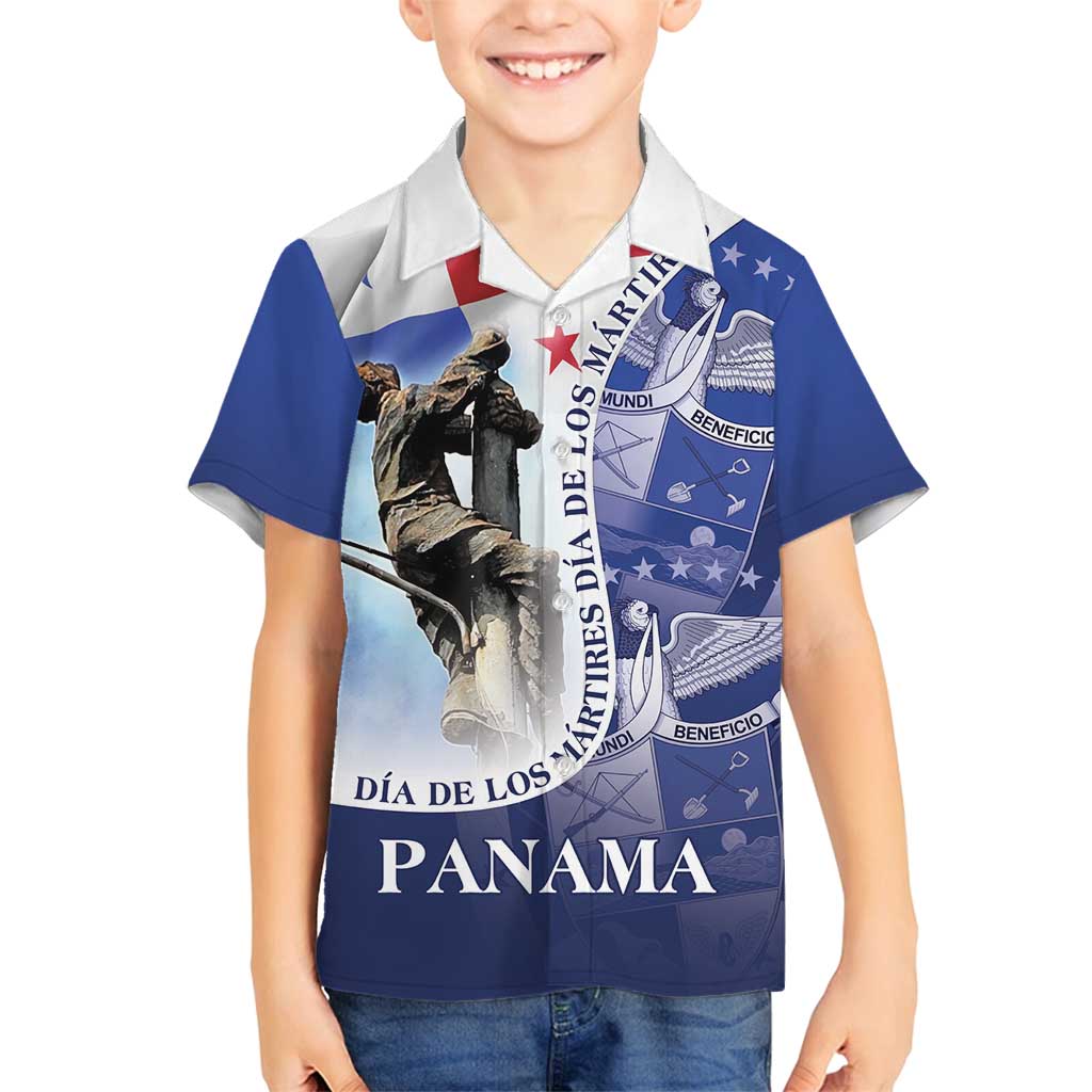 Panama Dia de los Martires Family Matching Summer Maxi Dress and Hawaiian Shirt Panama Martyrs' Day Raises Flag - Wonder Print Shop