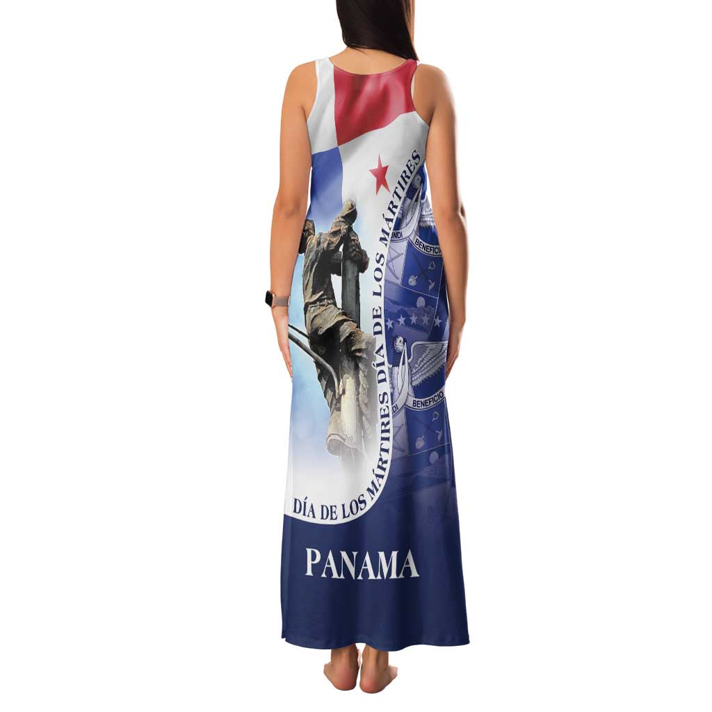 Panama Dia de los Martires Family Matching Tank Maxi Dress and Hawaiian Shirt Panama Martyrs' Day Raises Flag - Wonder Print Shop