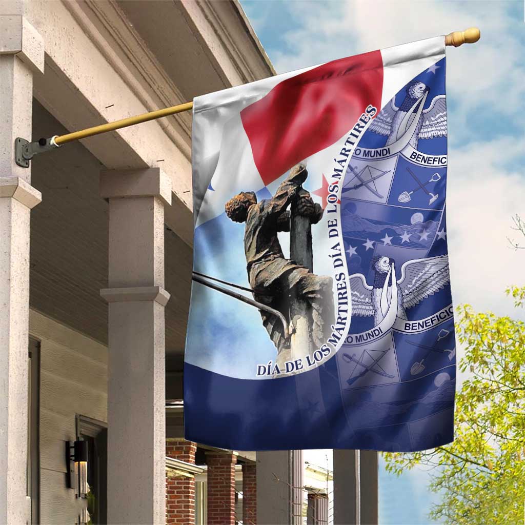 Panama Dia de los Martires Garden Flag Panama Martyrs' Day Raises Flag - Wonder Print Shop