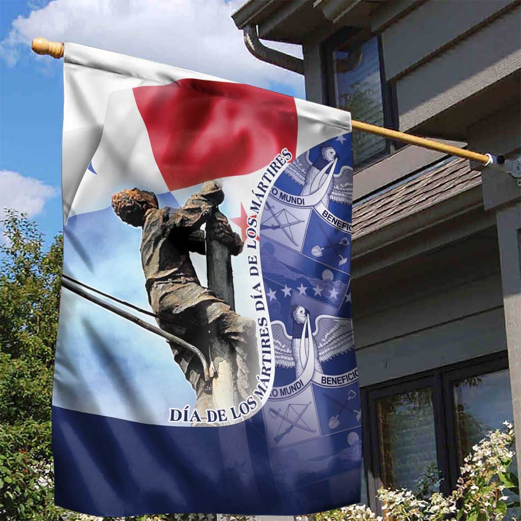 Panama Dia de los Martires Garden Flag Panama Martyrs' Day Raises Flag - Wonder Print Shop