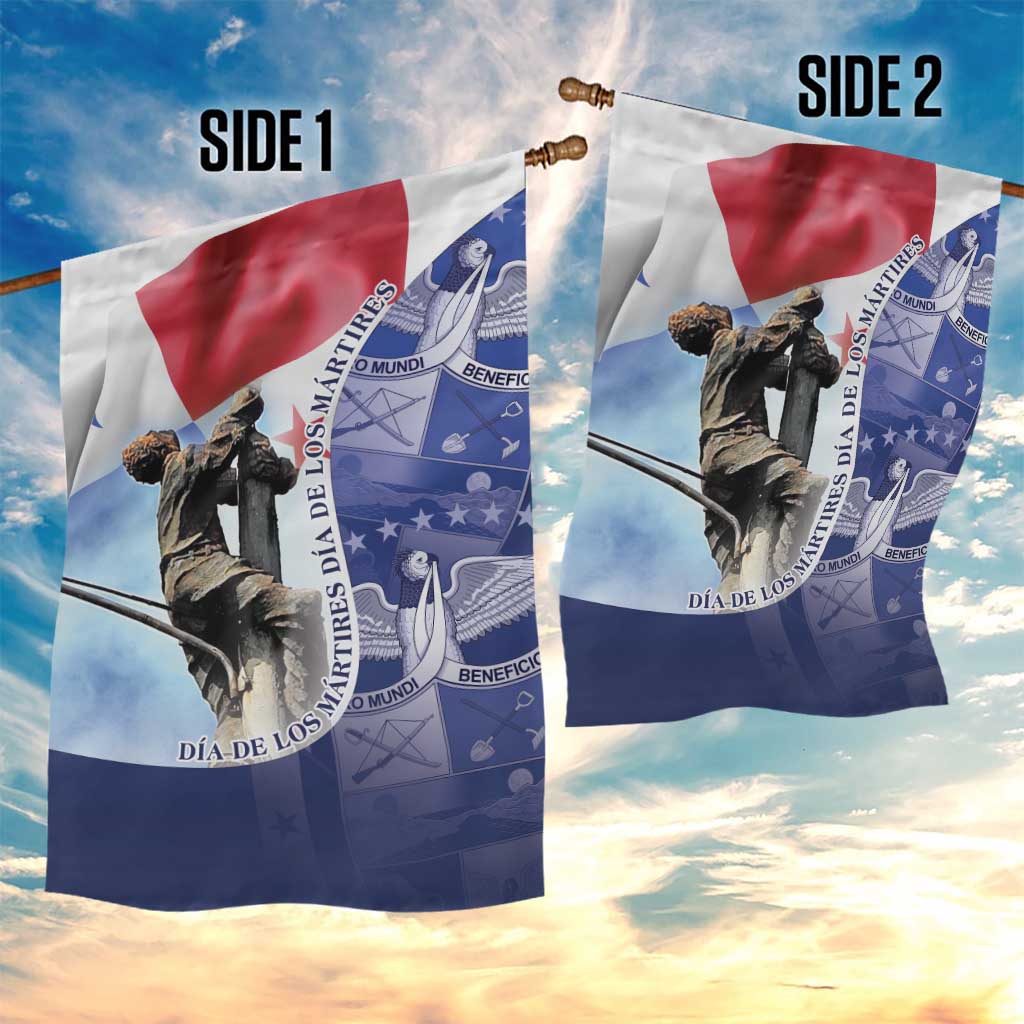 Panama Dia de los Martires Garden Flag Panama Martyrs' Day Raises Flag - Wonder Print Shop