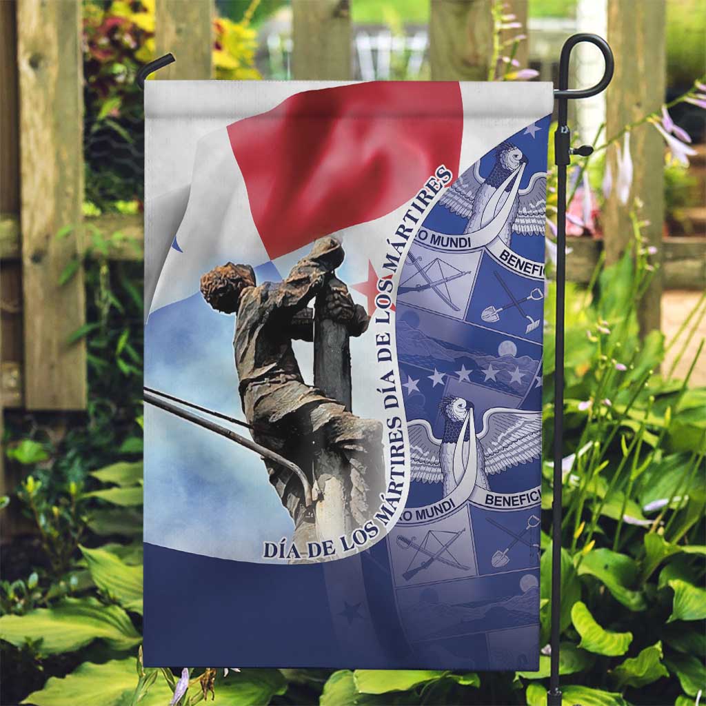Panama Dia de los Martires Garden Flag Panama Martyrs' Day Raises Flag - Wonder Print Shop