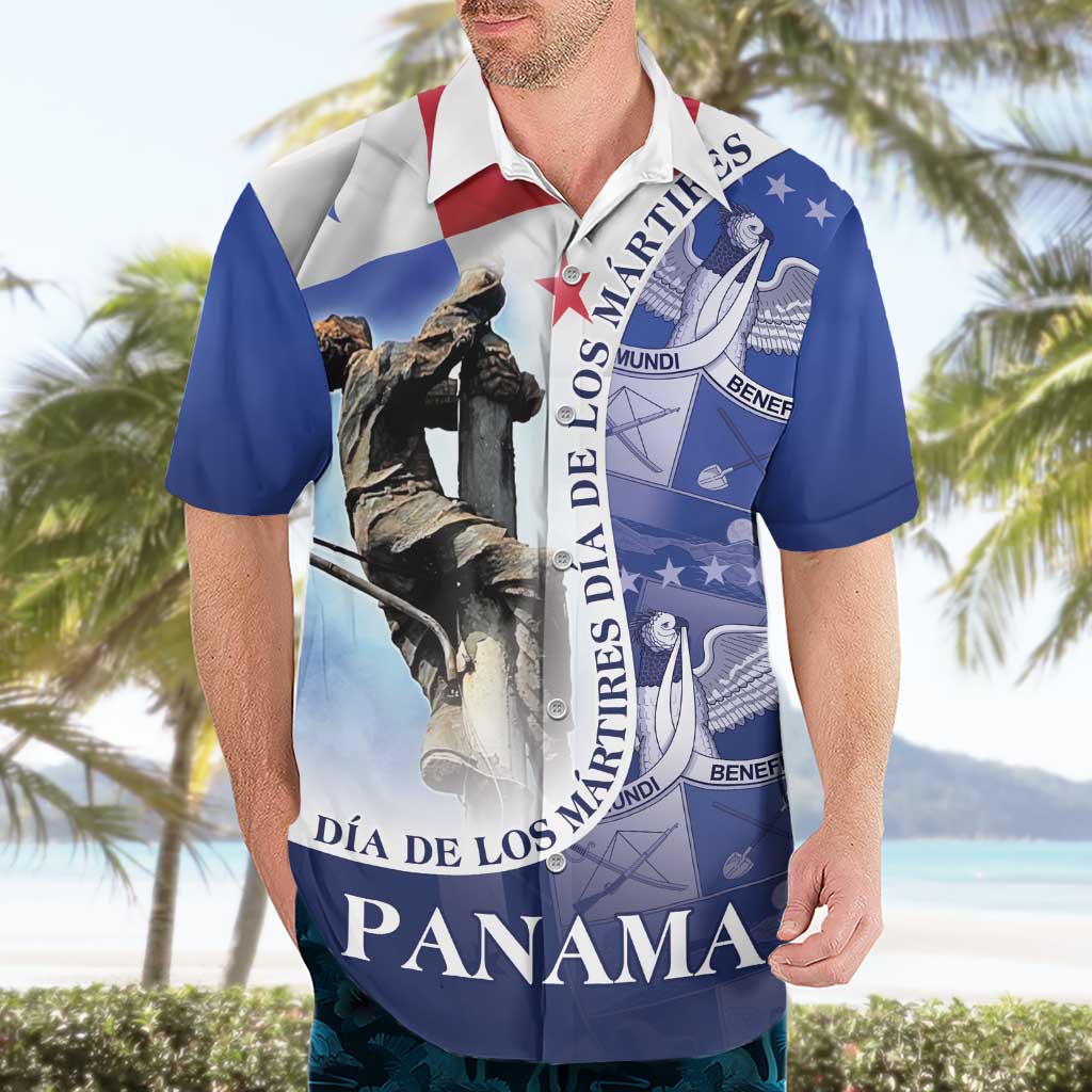 Panama Dia de los Martires Hawaiian Shirt Panama Martyrs' Day Raises Flag - Wonder Print Shop