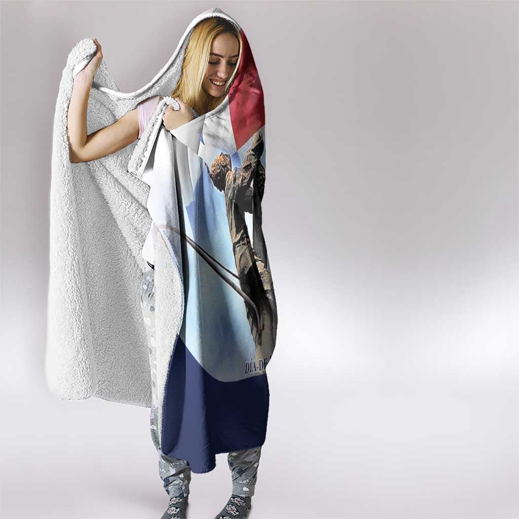 Panama Dia de los Martires Hooded Blanket Panama Martyrs' Day Raises Flag