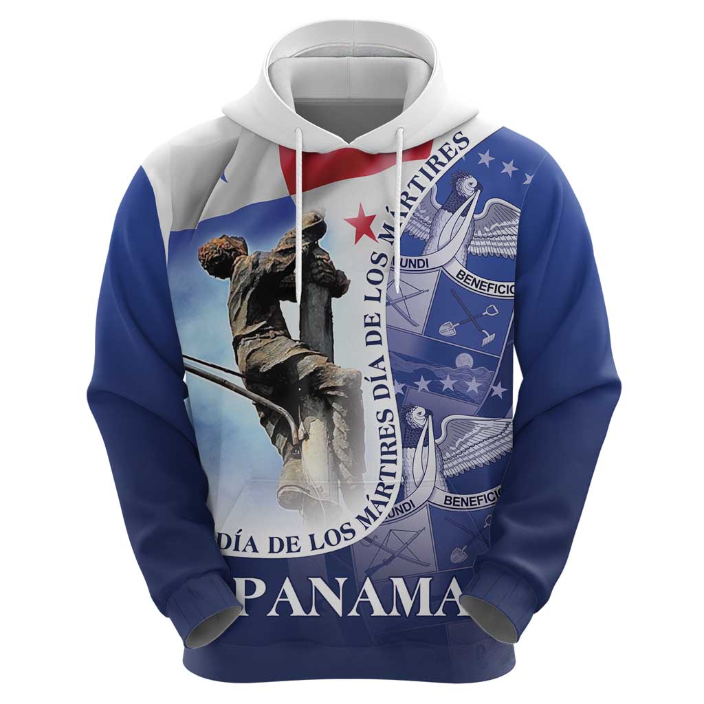 Panama Dia de los Martires Hoodie Panama Martyrs' Day Raises Flag - Wonder Print Shop