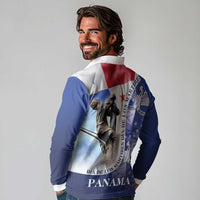 Panama Dia de los Martires Long Sleeve Polo Shirt Panama Martyrs' Day Raises Flag - Wonder Print Shop
