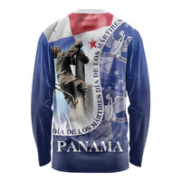 Panama Dia de los Martires Long Sleeve Shirt Panama Martyrs' Day Raises Flag - Wonder Print Shop