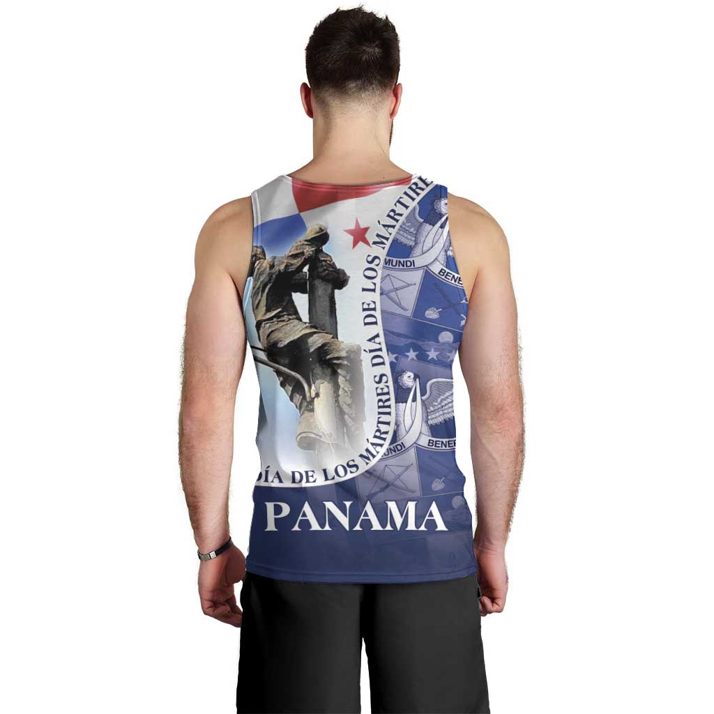 Panama Dia de los Martires Men Tank Top Panama Martyrs' Day Raises Flag - Wonder Print Shop
