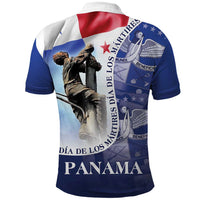 Panama Dia de los Martires Polo Shirt Panama Martyrs' Day Raises Flag - Wonder Print Shop