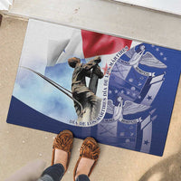 Panama Dia de los Martires Rubber Doormat Panama Martyrs' Day Raises Flag - Wonder Print Shop