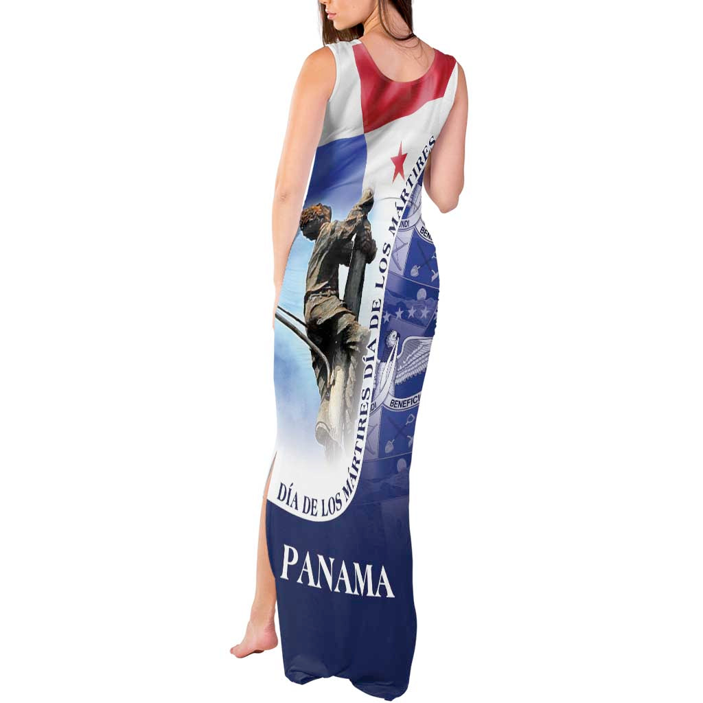 Panama Dia de los Martires Tank Maxi Dress Panama Martyrs' Day Raises Flag - Wonder Print Shop