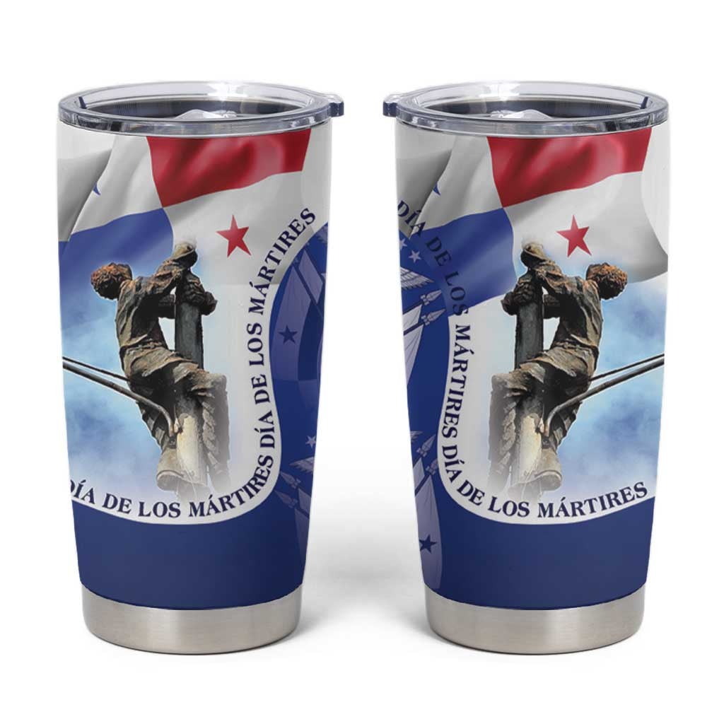 Panama Dia de los Martires Tumbler Cup Panama Martyrs' Day Raises Flag - Wonder Print Shop