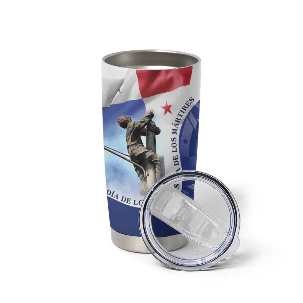 Panama Dia de los Martires Tumbler Cup Panama Martyrs' Day Raises Flag - Wonder Print Shop