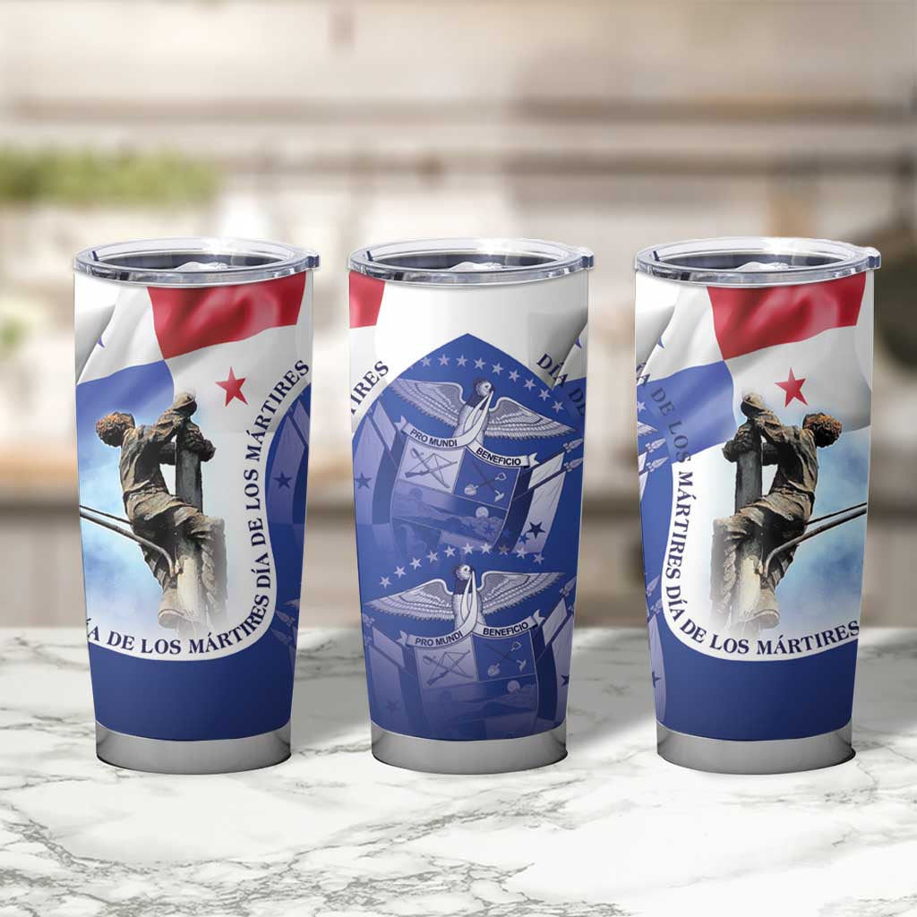 Panama Dia de los Martires Tumbler Cup Panama Martyrs' Day Raises Flag - Wonder Print Shop