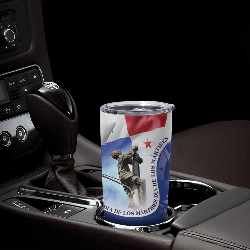 Panama Dia de los Martires Tumbler Cup Panama Martyrs' Day Raises Flag - Wonder Print Shop