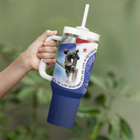 Panama Dia de los Martires Tumbler With Handle Panama Martyrs' Day Raises Flag - Wonder Print Shop