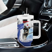 Panama Dia de los Martires Tumbler With Handle Panama Martyrs' Day Raises Flag - Wonder Print Shop