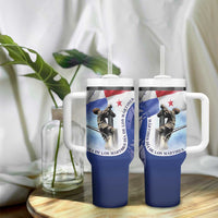 Panama Dia de los Martires Tumbler With Handle Panama Martyrs' Day Raises Flag - Wonder Print Shop
