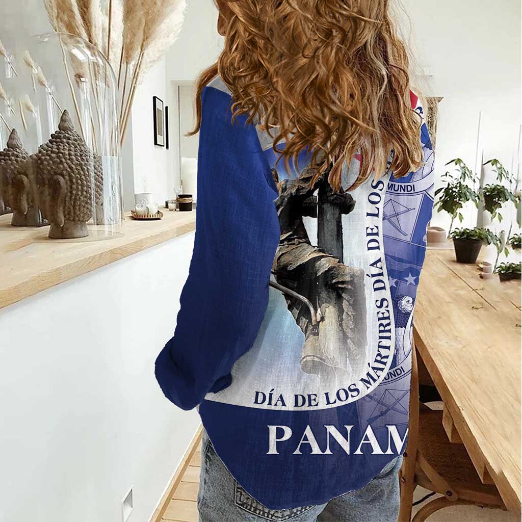 Panama Dia de los Martires Women Casual Shirt Panama Martyrs' Day Raises Flag - Wonder Print Shop