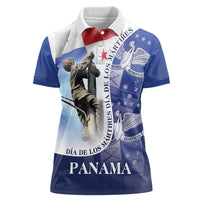 Panama Dia de los Martires Women Polo Shirt Panama Martyrs' Day Raises Flag - Wonder Print Shop