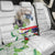 Philippines Eagle and Sampaguita Flowers Back Car Seat Cover Polynesian Pattern LT9 - Wonder Print Shop