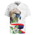 Philippines Eagle and Sampaguita Flowers Rugby Jersey Polynesian Pattern - Wonder Print Shop