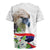 Philippines Eagle and Sampaguita Flowers Rugby Jersey Polynesian Pattern - Wonder Print Shop