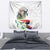 Philippines Eagle and Sampaguita Flowers Tapestry Polynesian Pattern - Wonder Print Shop