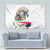 Philippines Eagle and Sampaguita Flowers Tapestry Polynesian Pattern - Wonder Print Shop