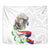 Philippines Eagle and Sampaguita Flowers Tapestry Polynesian Pattern - Wonder Print Shop
