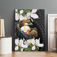 Philippines Eagle with Coat Of Arm Canvas Wall Art Simple Sampaguita Jasmine LT9 - Wonder Print Shop