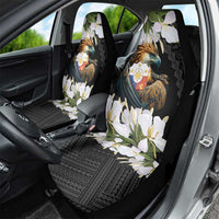 Philippines Eagle with Coat Of Arm Car Seat Cover Simple Sampaguita Jasmine LT9 - Wonder Print Shop